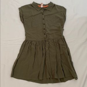 button up dress